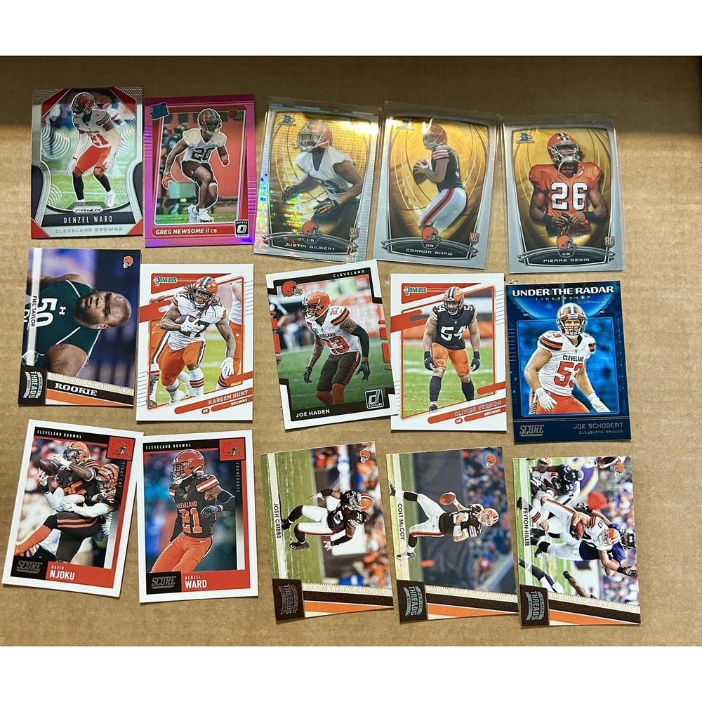 Panini Lot of 15 Cleveland Browns Football Cards (Z1)